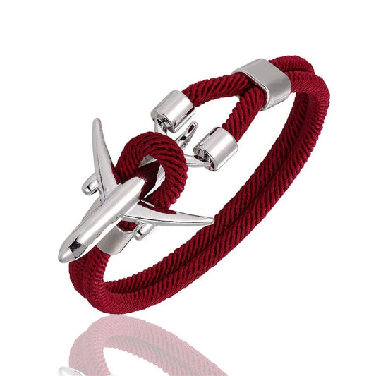 Bracelet Avion | Skyline Bordeaux 19cm