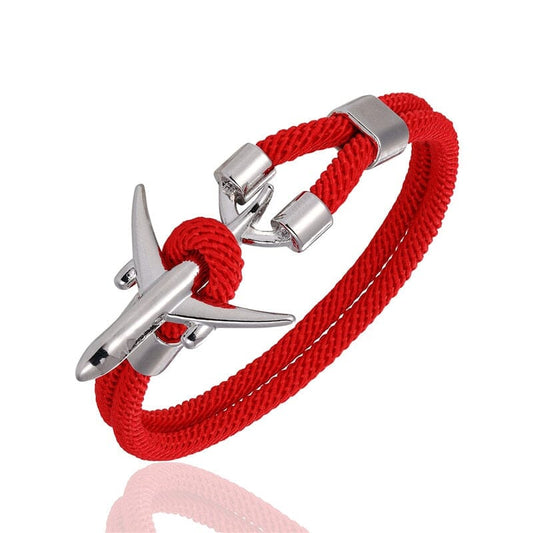 Bracelet Avion | Vol Rouge 19cm