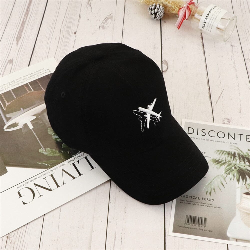 Casquette Avion | SkyFly Noir