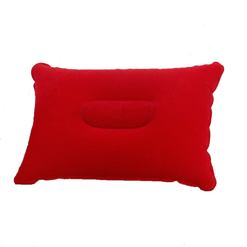 Coussin de Voyage Gonflable | AirRest Rouge