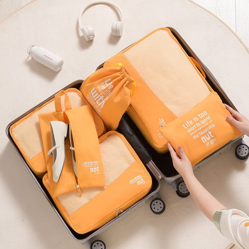 Organisateurs Valise | Cubes GlobeTrotter Orange