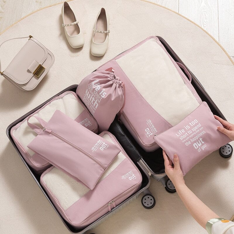 Organisateurs Valise | Cubes GlobeTrotter Rose