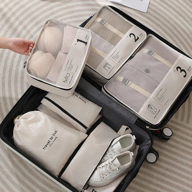 Packing Cubes de Voyage | VoyagerCube Beige