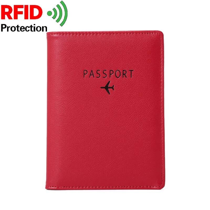 Portefeuille Passeport | AirSafe Rouge