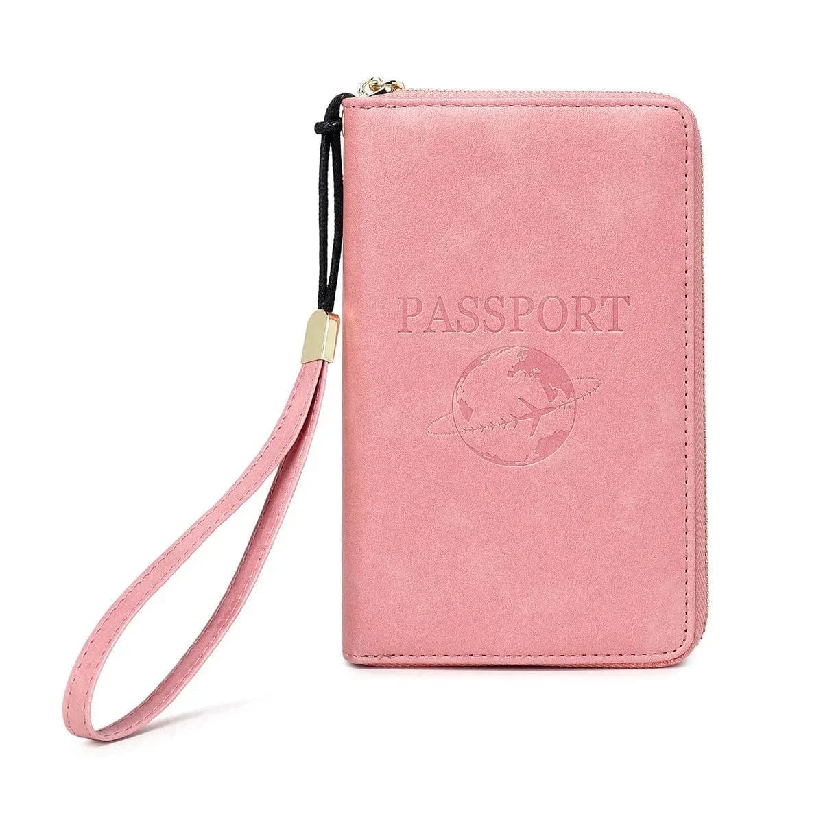 Portefeuille Pochette Passeport Voyage | TriPorté Rose