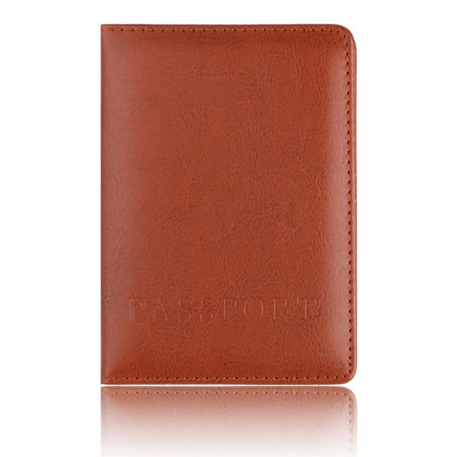 Protège-Passeport Chic | LuxeGuard Marron