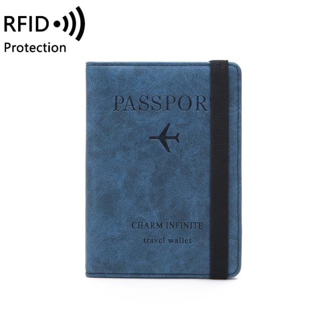 Protège-Passeport | Safeguard Passport Bleu