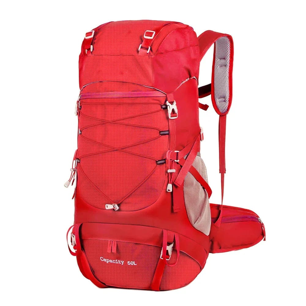 Sac à Dos Backpacking 50L | TrekBack Rouge