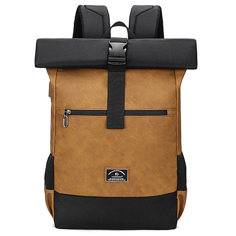 Sac à Dos Fermeture Roll Top | RollSafe Camel