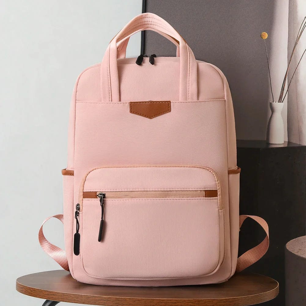 Sac à Dos Ordinateur Femme Élégant (16 Pouces) | FemmeChic Rose