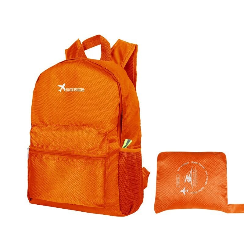 Sac à Dos Pliable de Voyage | VoyagerEase Orange