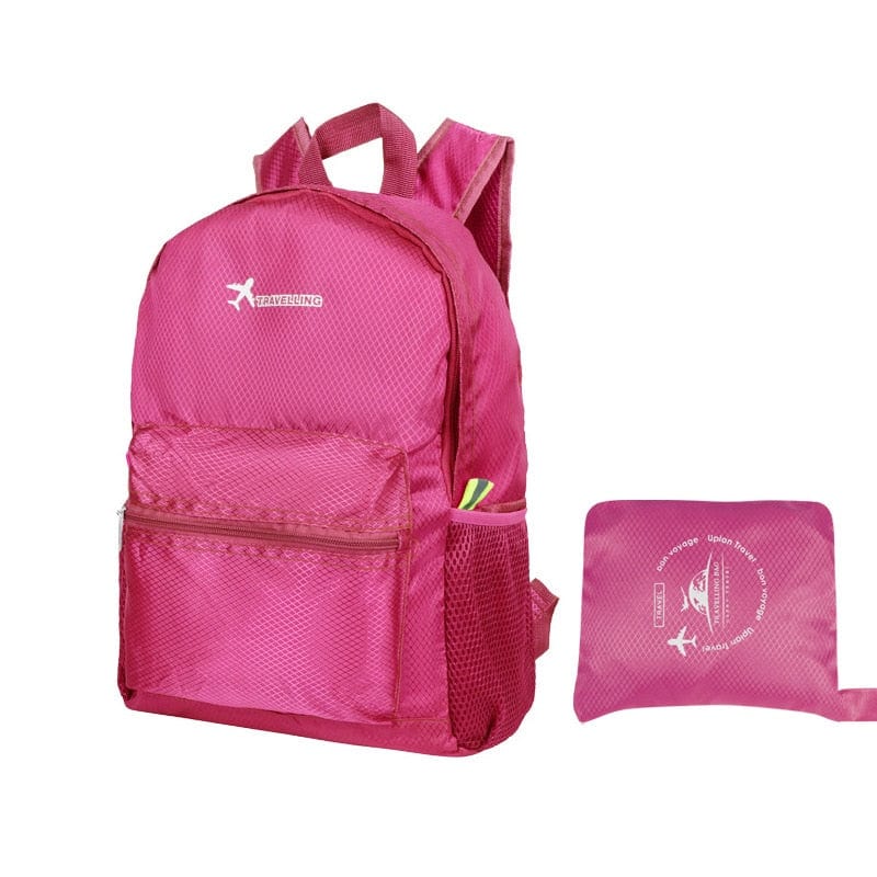 Sac à Dos Pliable de Voyage | VoyagerEase Rose