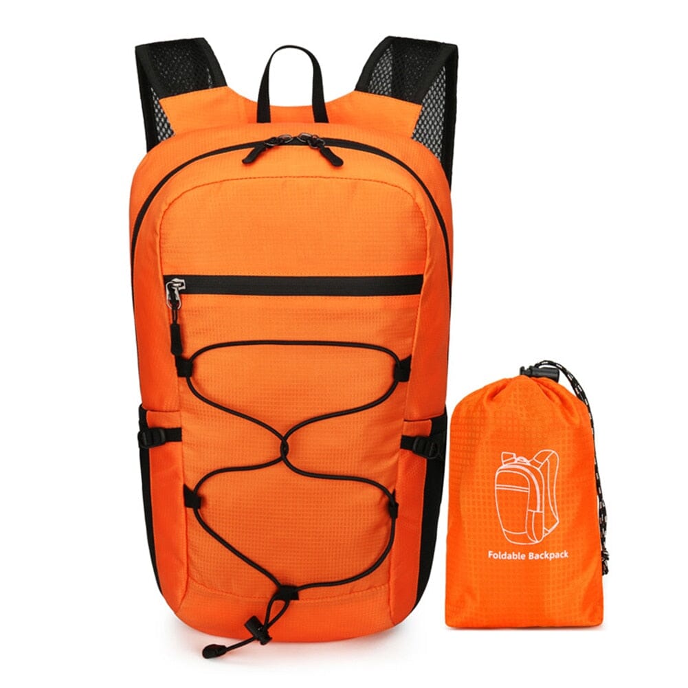 Sac à Dos Pliable et Imperméable 20L | PackNGo Orange