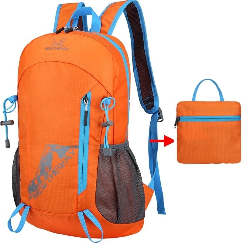 Sac à Dos Pliable Voyage | VoyageFlex Orange