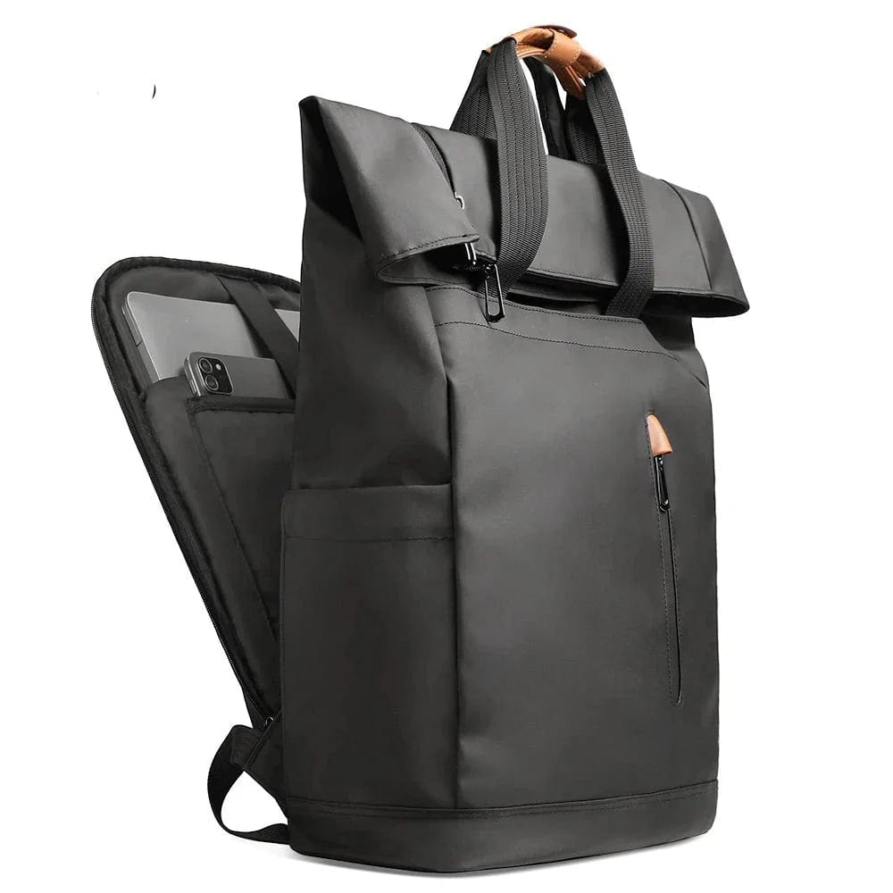 Sac à Dos Roll Top Imperméable USB | TechRider