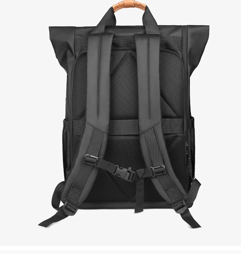 Sac à Dos Roll Top Imperméable USB | TechRider