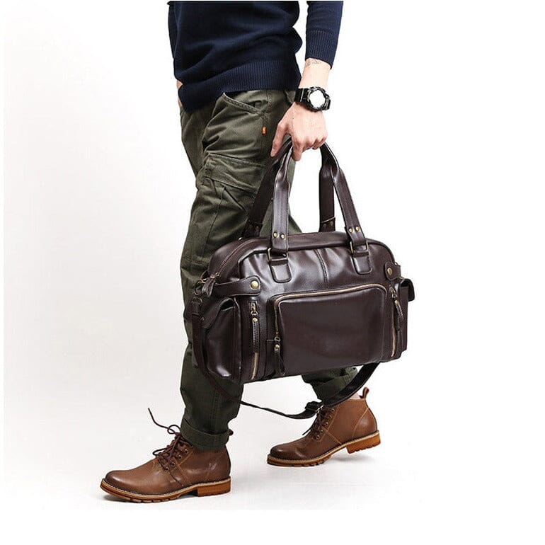 Sac de Voyage Homme | Luxe RétroBoost Marron