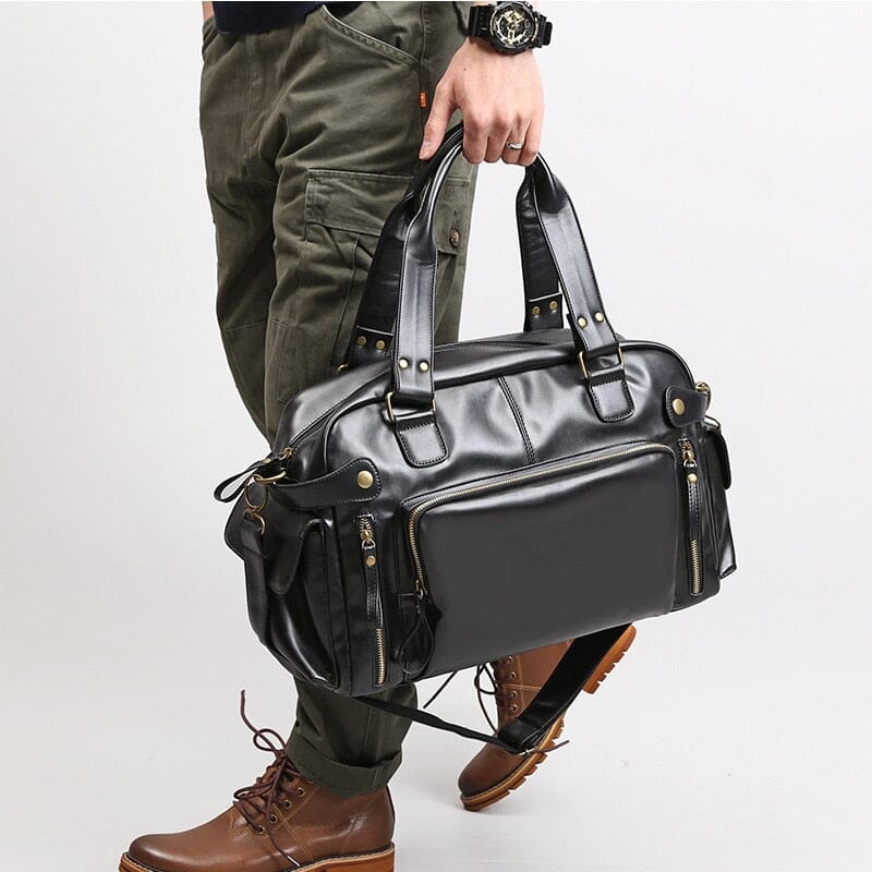 Sac de Voyage Homme | Luxe RétroBoost Noir