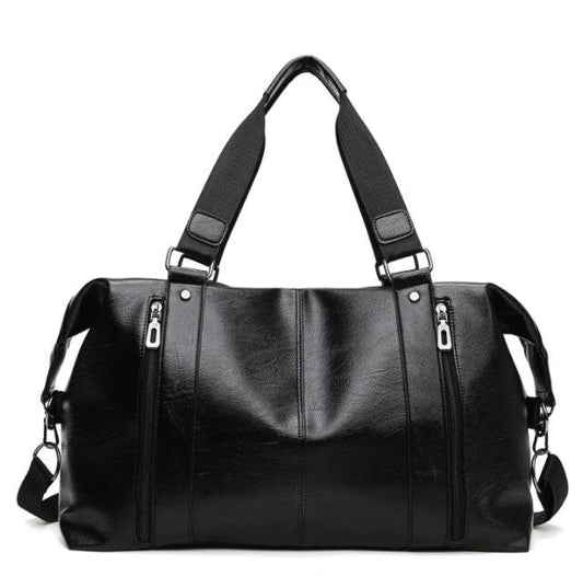 Sac de Voyage Lisse Noir | JetSet Dark