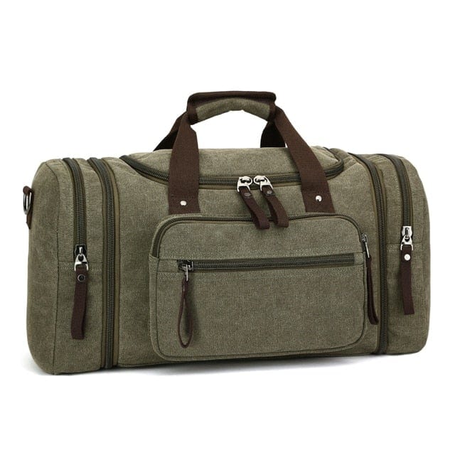 Sac de Voyage Vintage | VoyageRétro Khaki