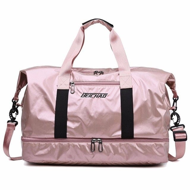 Sac Voyage Compartiment Chaussures | Urban Bag Rose