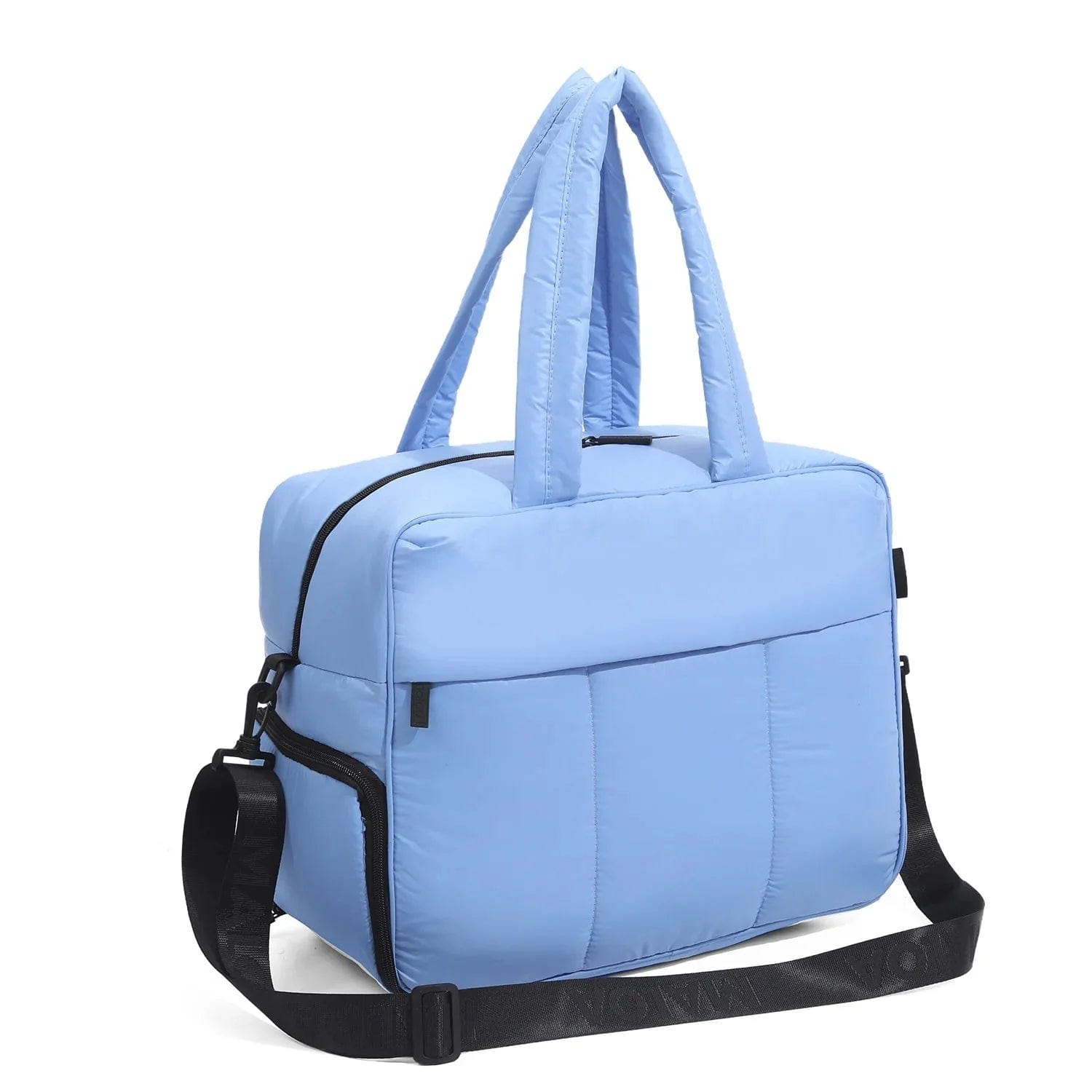 Sac Weekend Matelassé Femme | LuxTravel Bleu