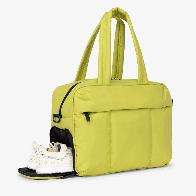 Sac Weekend Matelassé Femme | LuxTravel Jaune