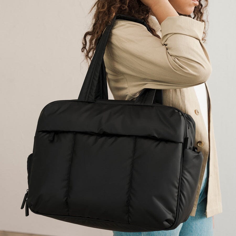 Sac Weekend Matelassé Femme | LuxTravel Noir