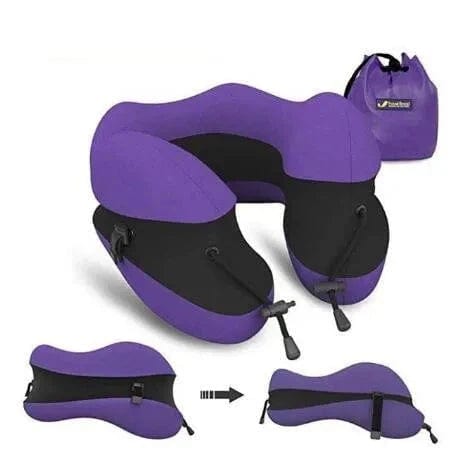 Tour de Cou Avion Mémoire de Forme | AirFlex Violet