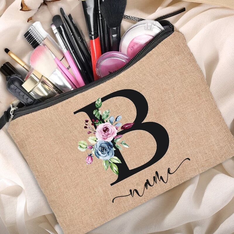 Trousse de Maquillage Personnalisée | MaquillaFleur B