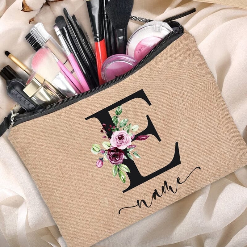 Trousse de Maquillage Personnalisée | MaquillaFleur E