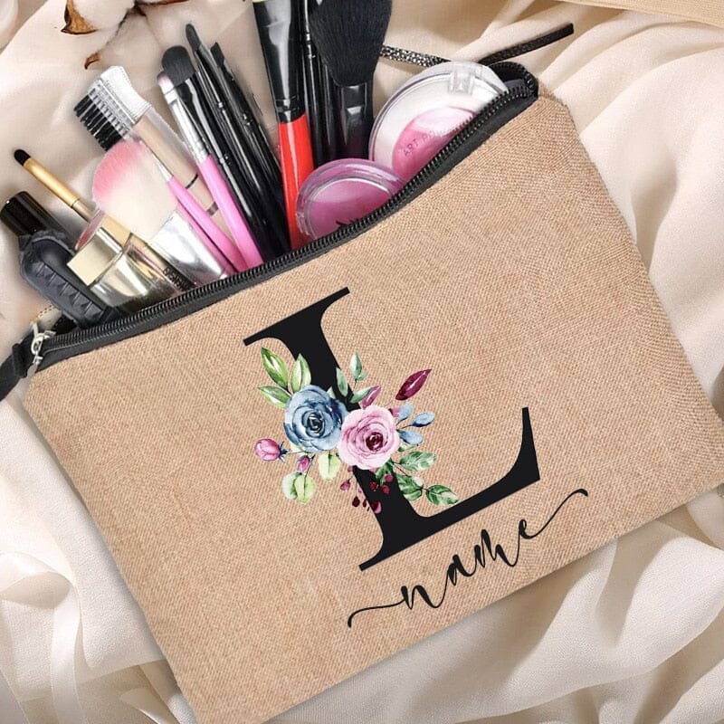 Trousse de Maquillage Personnalisée | MaquillaFleur L