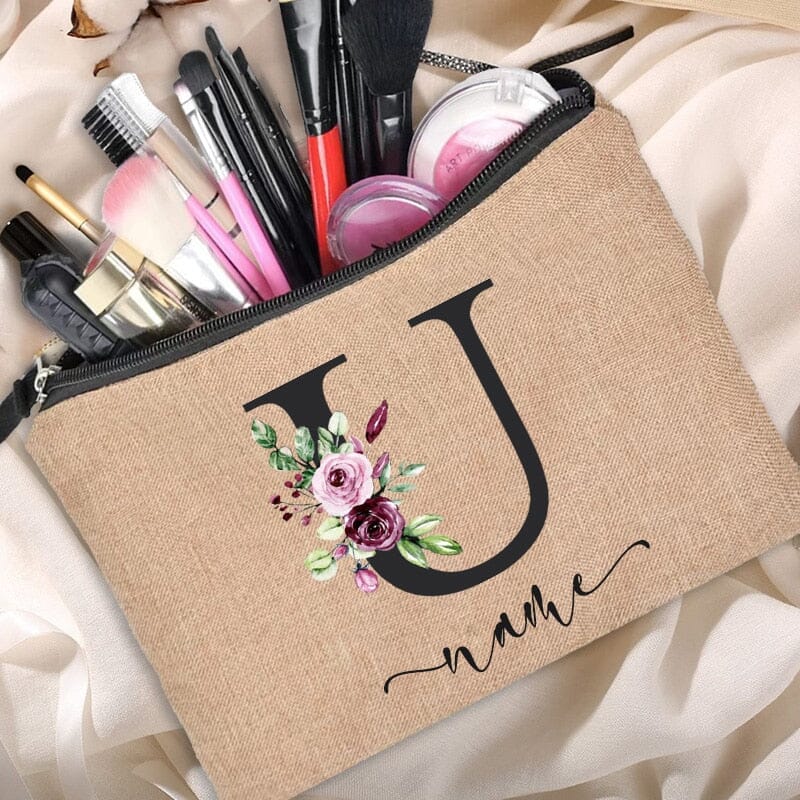 Trousse de Maquillage Personnalisée | MaquillaFleur U