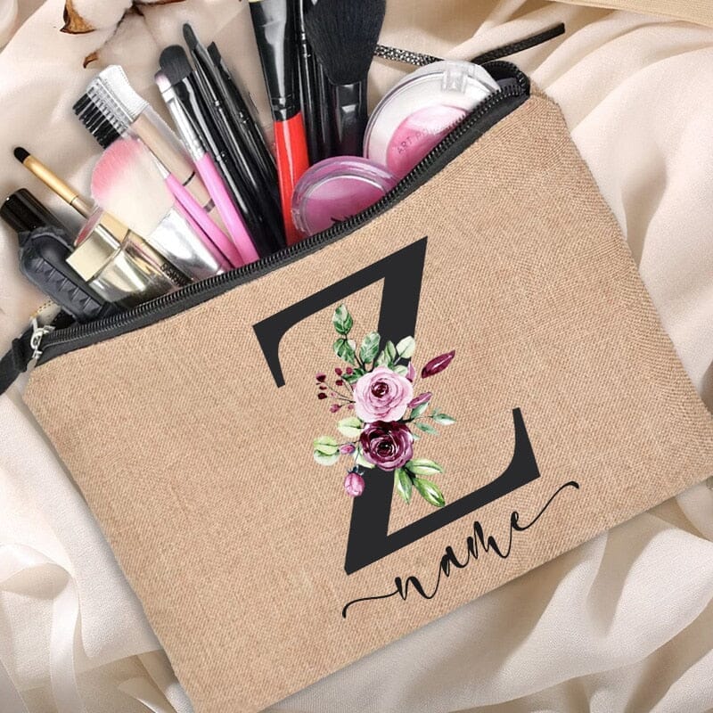 Trousse de Maquillage Personnalisée | MaquillaFleur Z