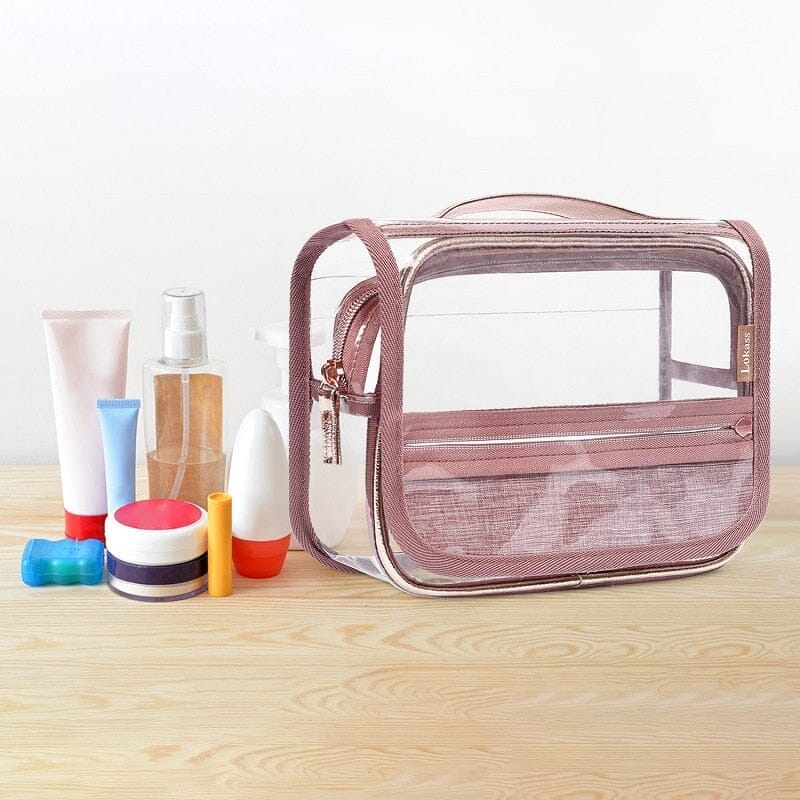 Trousse de Toilette à Suspendre | Rosez Transparentné