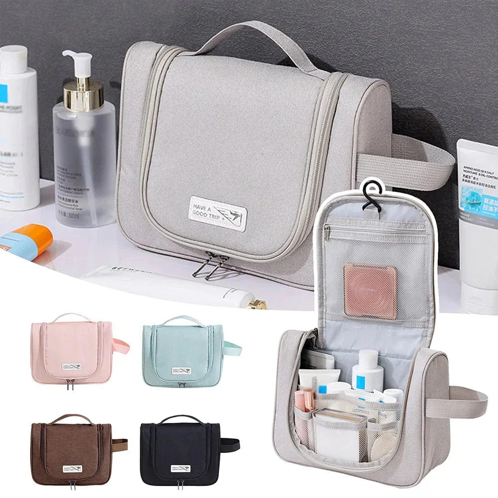 Trousse de Toilette à Suspendre | Toiletry TrendTraveler Gris