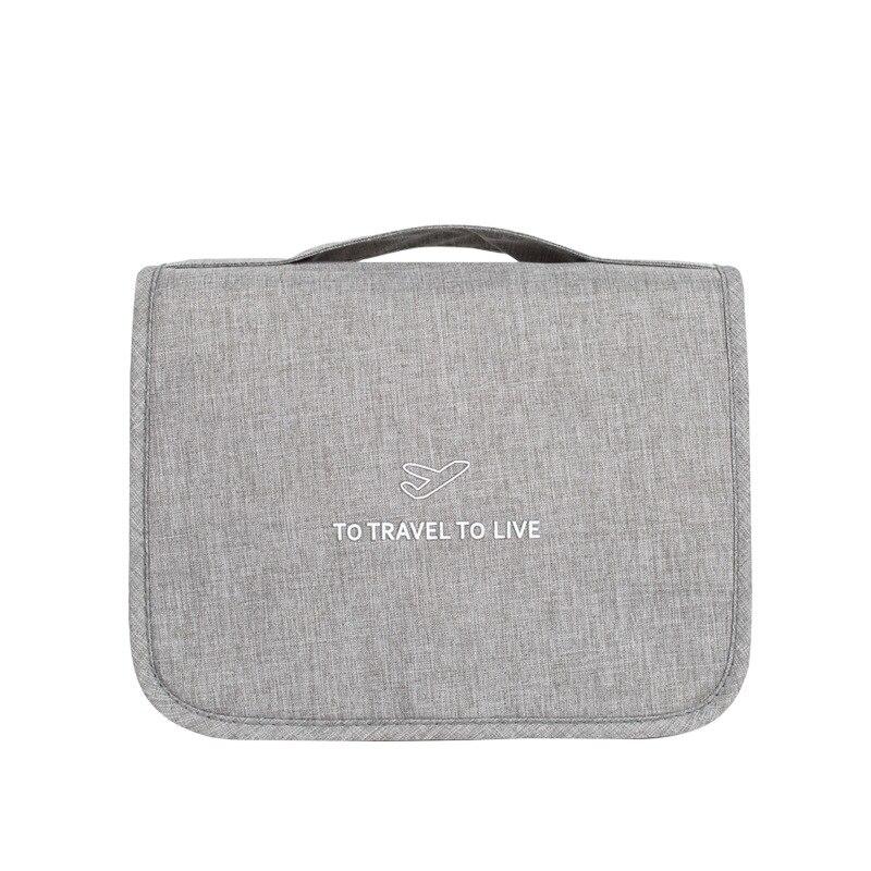 Trousse de Toilette de Voyage à Suspendre | ActiveVoyage Gris