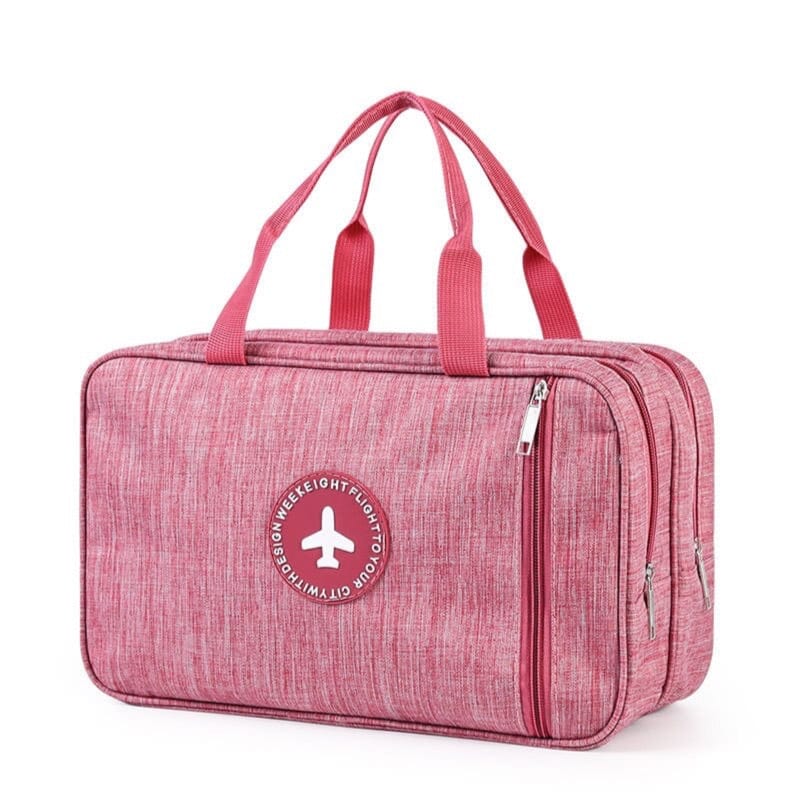 Trousse de Toilette de Voyage | HappyFlight Rouge