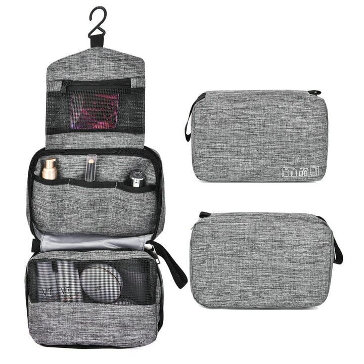 Trousse de Toilette de Voyage | VoyageEssentiel Gris