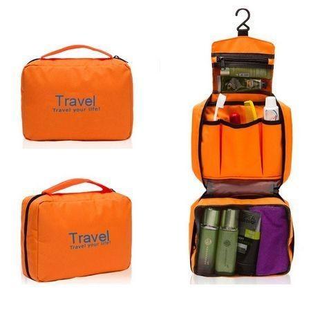 Trousse de Toilette de Voyage | VoyageZen Orange