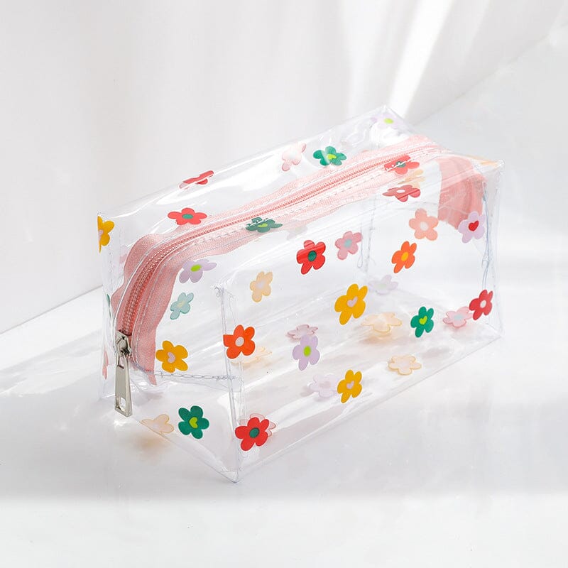 Trousse de Toilette Femme Transparente | Glam Blossom