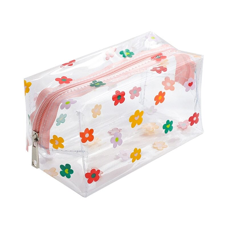 Trousse de Toilette Femme Transparente | Glam Blossom