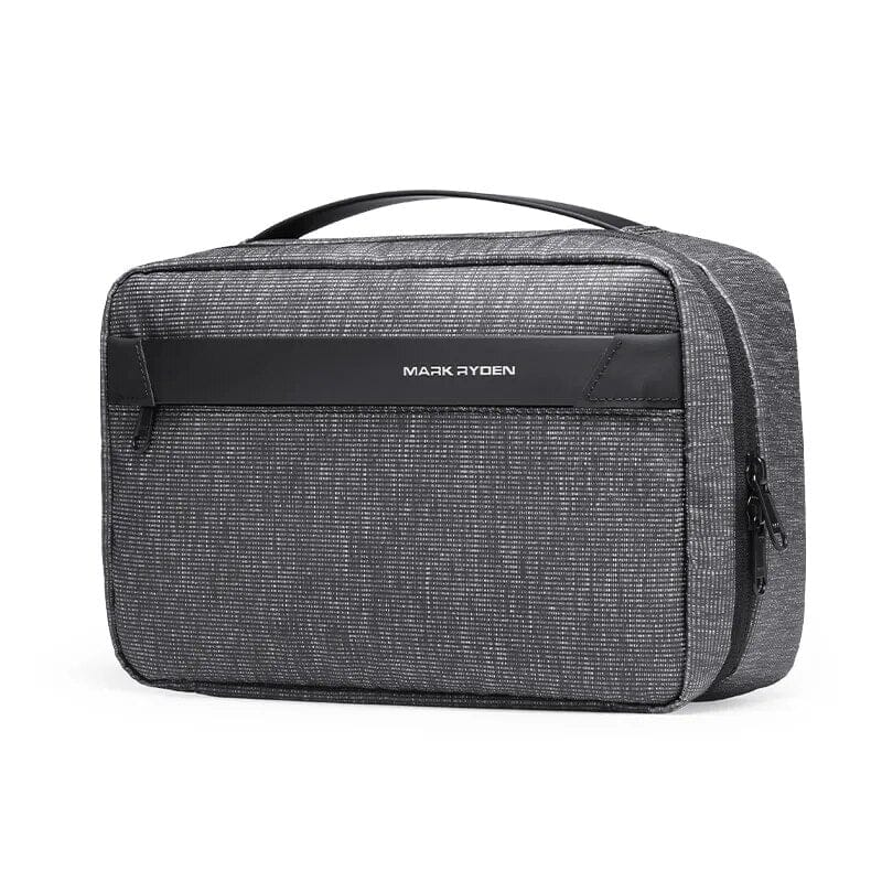 Trousse de Toilette Homme Voyage | LuxeSuspend Gris Chiné