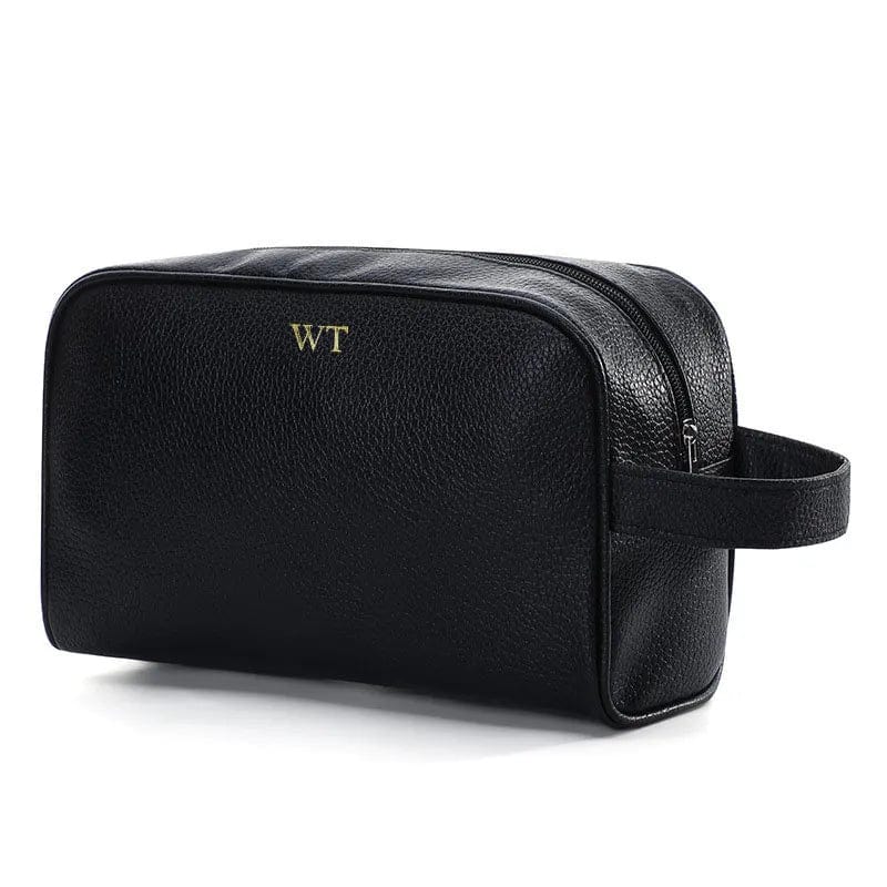 Trousse de Toilette Personnalisée Homme | Monogrammé Noir